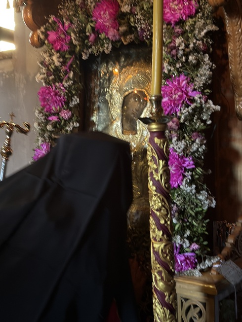 Αρχιερατική Θεία Λειτουργία στην πανηγυρίζουσα Ιερά Μονή Παναγίας Μακελλαριάς